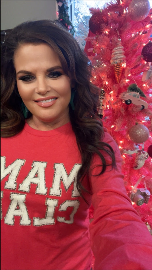 Mama Claus Long Sleeve Tee