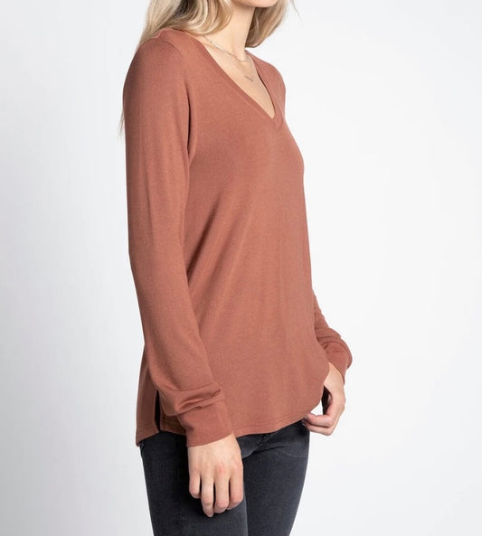 Shannon Long Sleeve Cognac