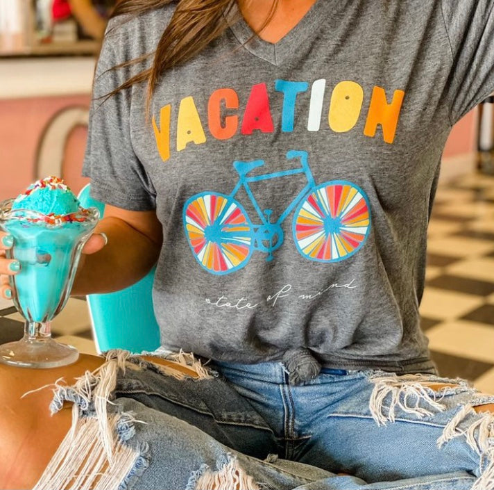 Vacation Bicycle Tee Plus