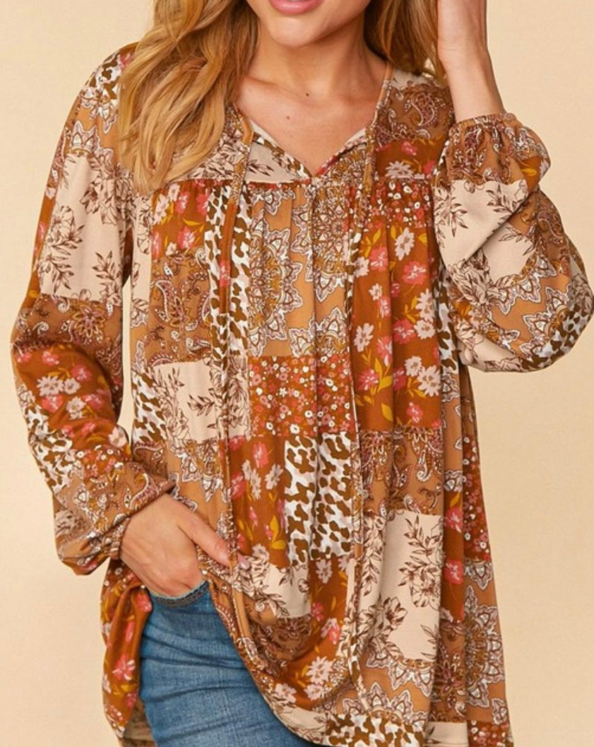 Fall Florals Top