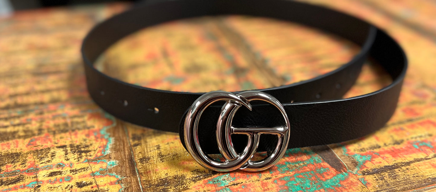 Get Your Fashion On G Belt Black/Silver