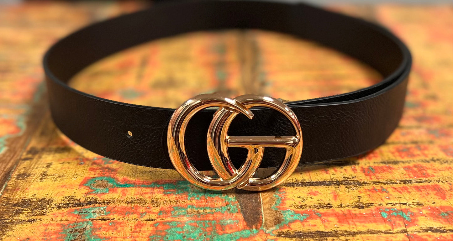 Get Your Fashion On G Belt Black/Gold