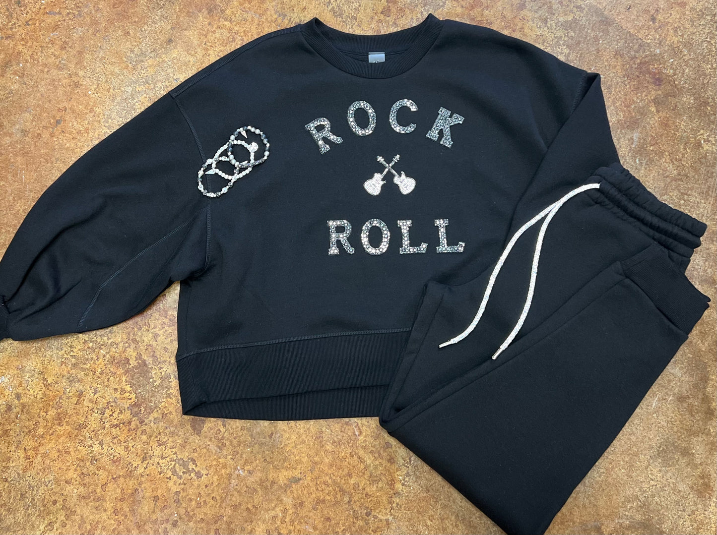 Rock n Roll Sweatsuit Black