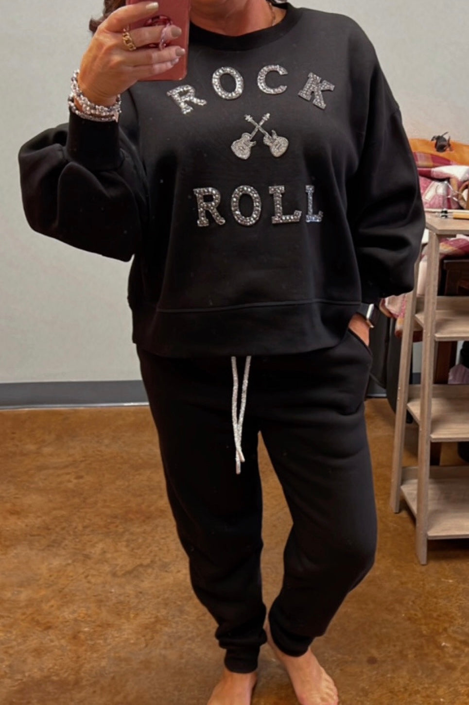 Rock n Roll Sweatsuit Black