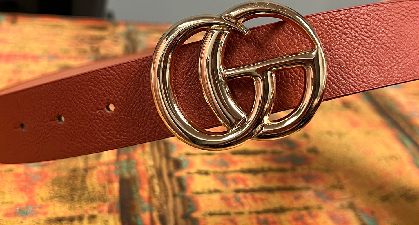 Get Your Fashion On G Belt Rust