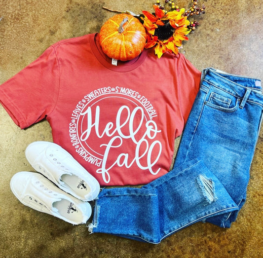 Hello Fall Tee