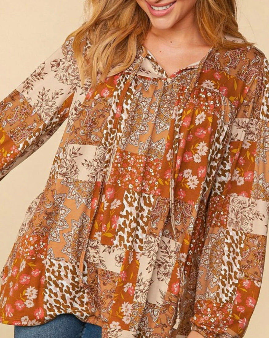 Fall Florals Top