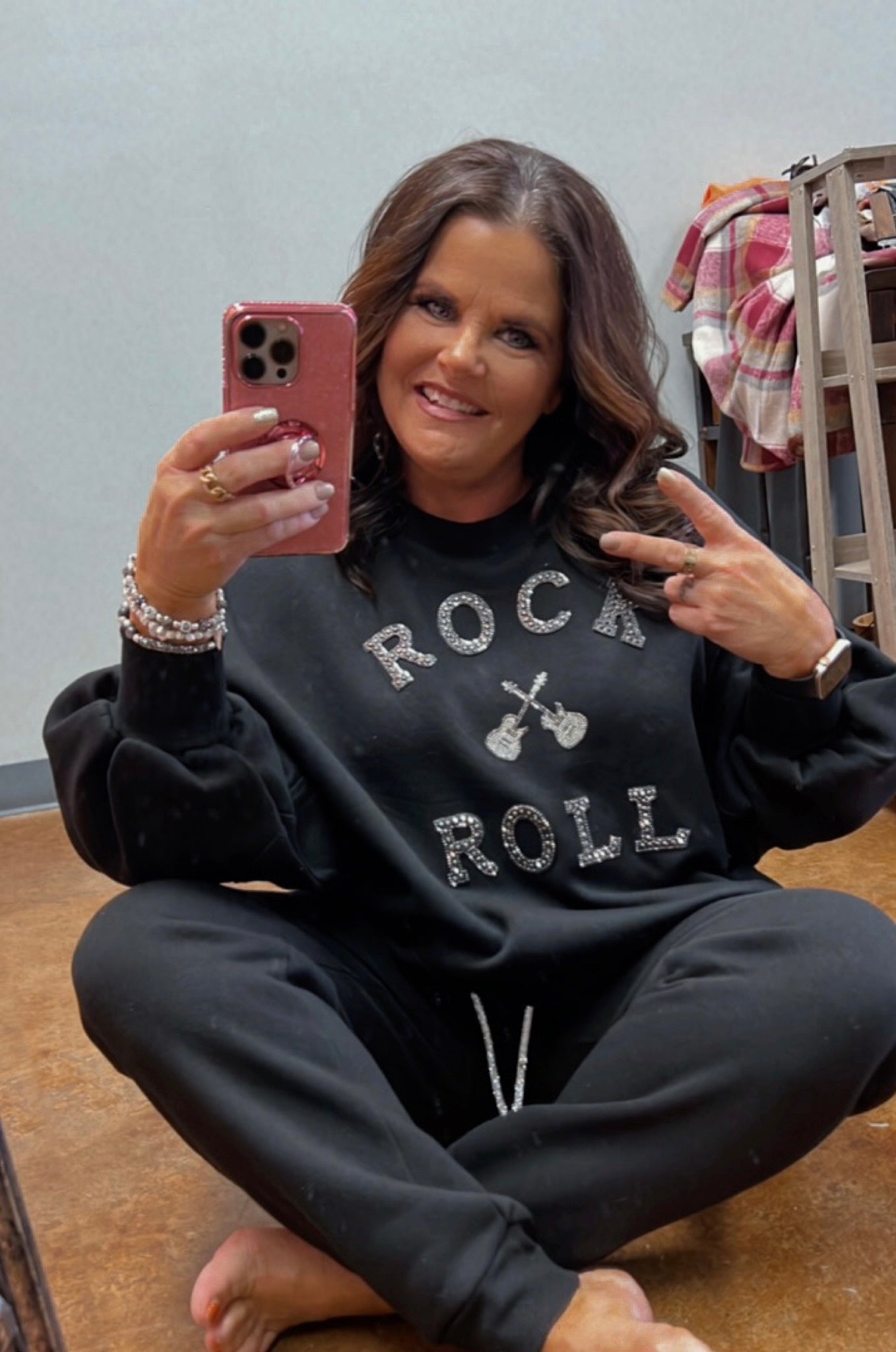 Rock n Roll Sweatsuit Black