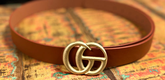 Get Your Fashion On G Belt Brown Plus